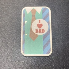 1 oz Silver Colorized Bar - APMEX (I Love Dad - Modern) - SKU#229213 .999 Fine
