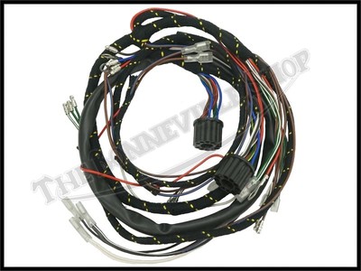 1965 TRIUMPH 350 500 650 TWINS CLOTH WIRING HARNESS LUCAS PN# 54936415