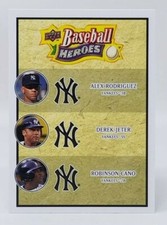  2008 Upper Deck Heroes #188 Alex Rodriguez/Derek Jeter/Robinson Cano