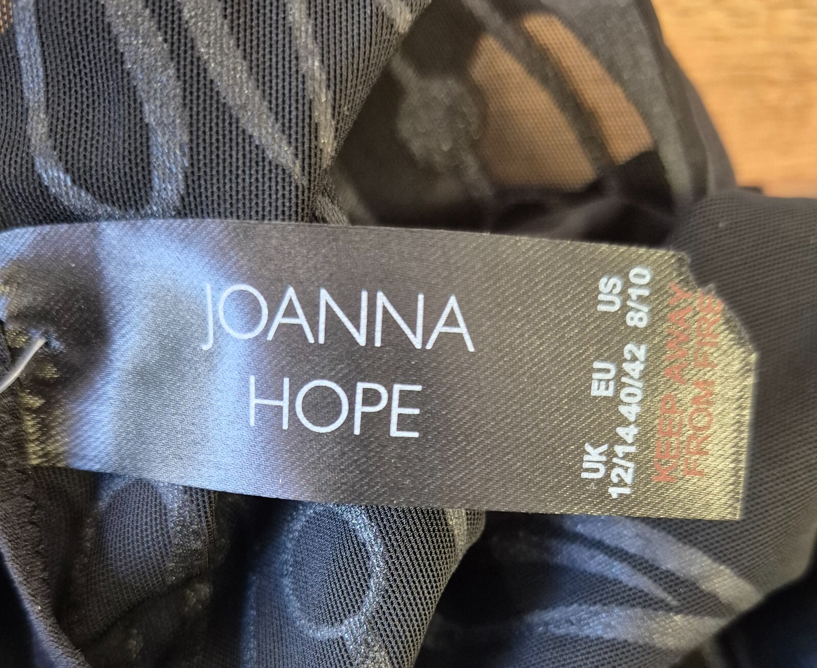 Joanna Hope Under Bust Shapewear 12/14 Black NWT image 4