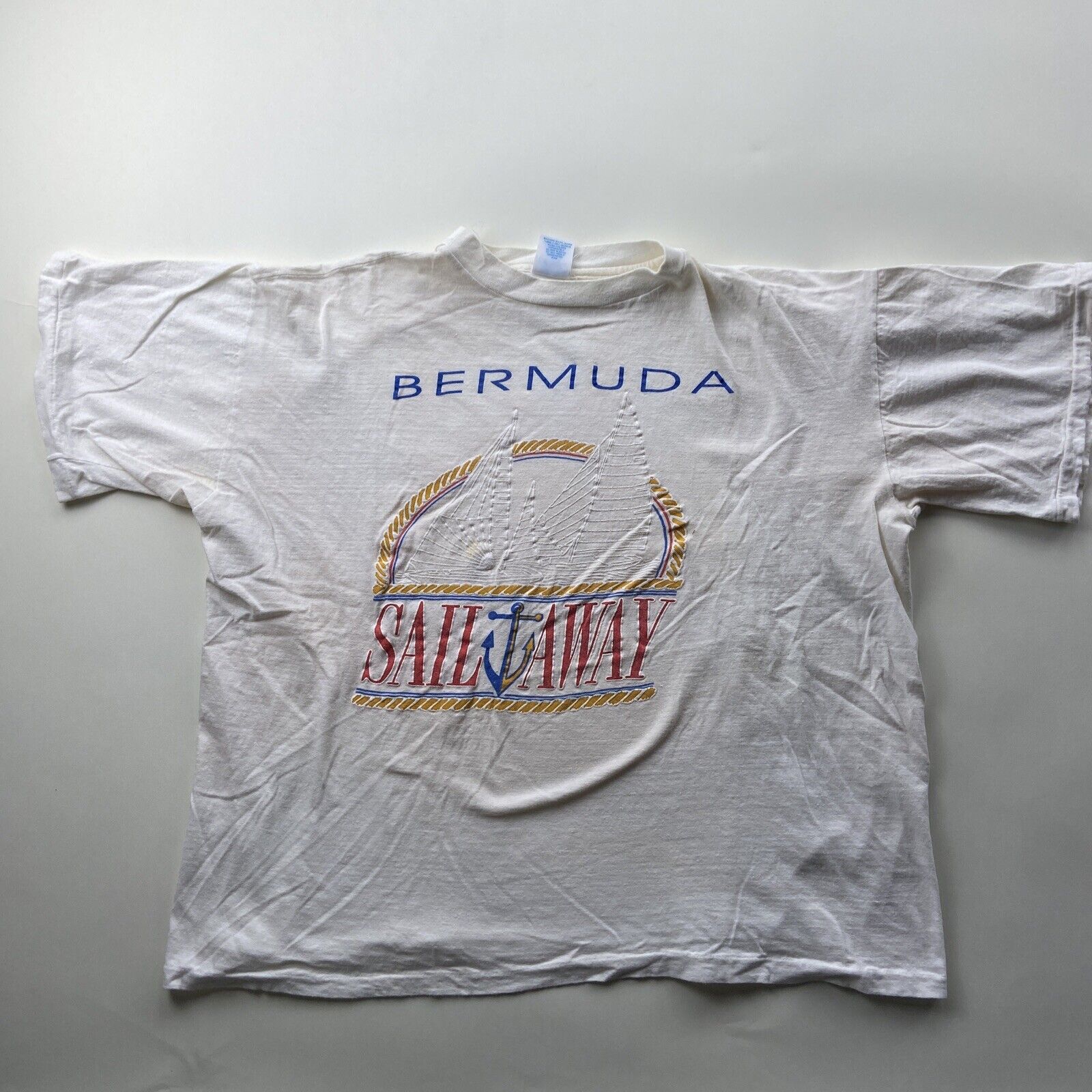 Vintage Bermuda Sail Away shirt XL - image 1