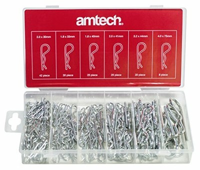 Amtech S6225 Metric R-Clip Assortment