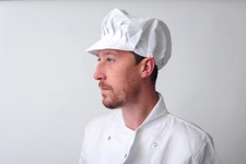 BAKER CAP POLYCOTTON BAKERY HAT PROFESSIONAL CATERING CHEF CAP IN PACKS