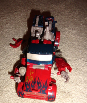 2006 Hasbro Transformers Optimus Prime 7'' Long Truck for parts / repair