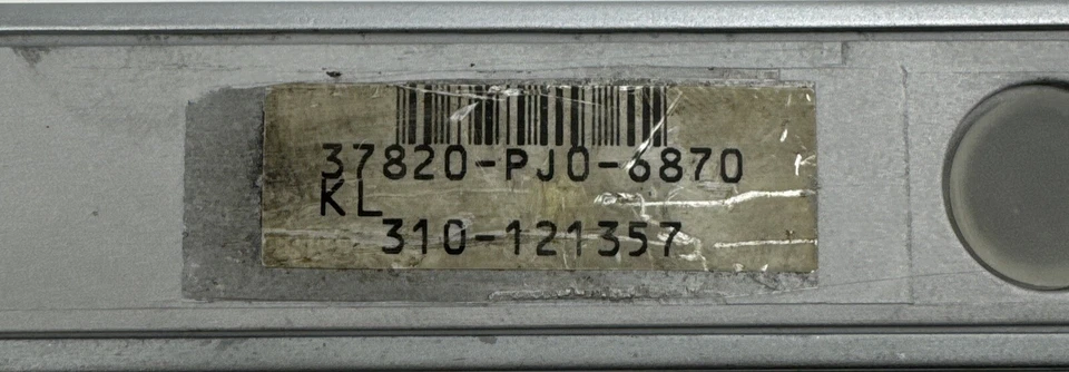 ORDENADOR HONDA ACCORD ECU ECM 1988 PLUG AND PLAY RESTAURADO 37820-PJ0-687 Foto 4 de 4