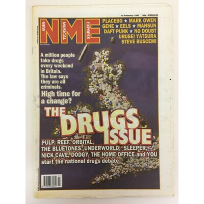 NEW MUSICAL EXPRESS NME MAGAZINE 15 FEBRUARY 1997 npbox0062 PULP REEF  LS