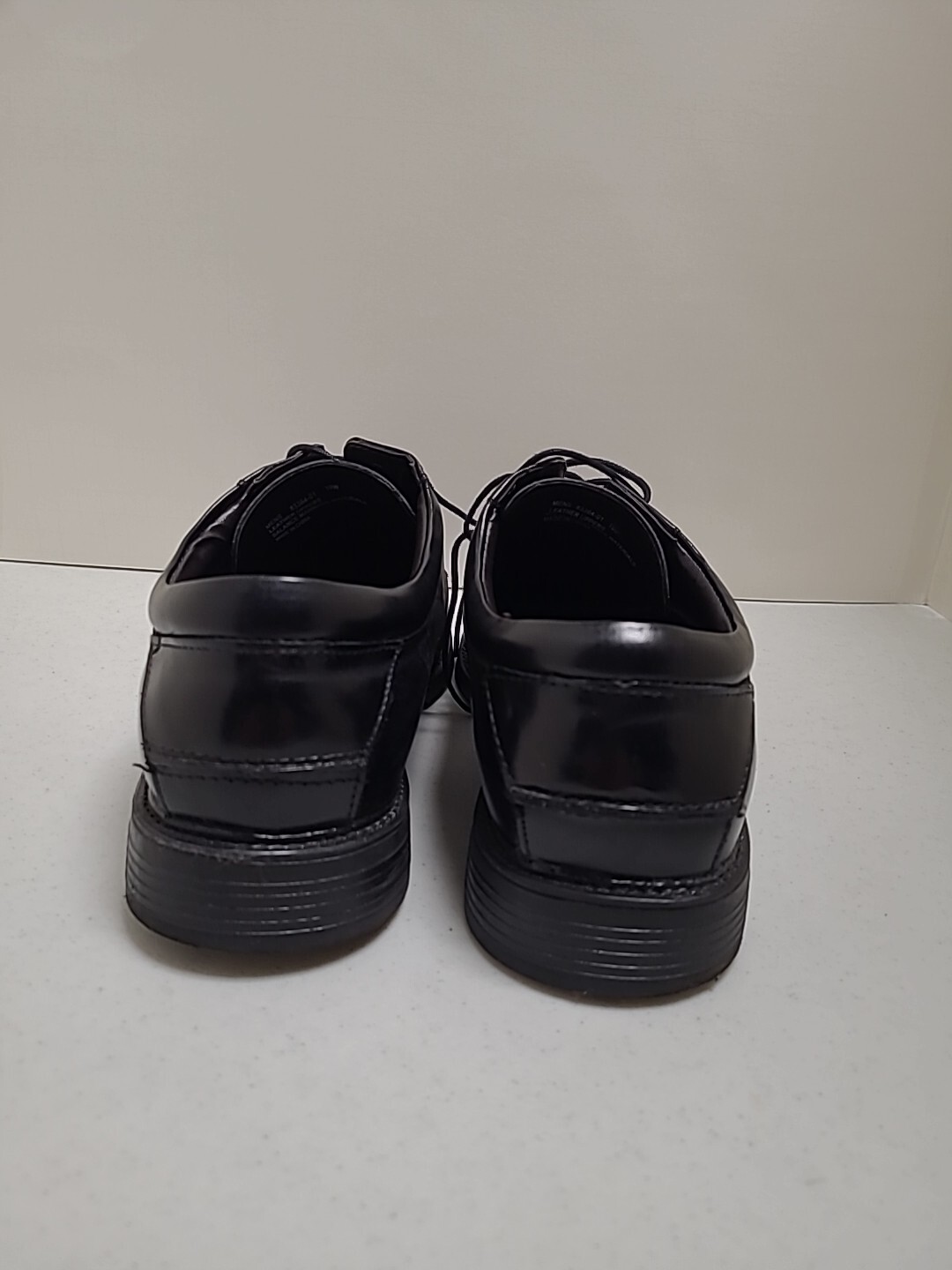 SAOLA Scarpe eleganti Oxford stringate Nunn Bush da uomo in pelle nera taglia 10M