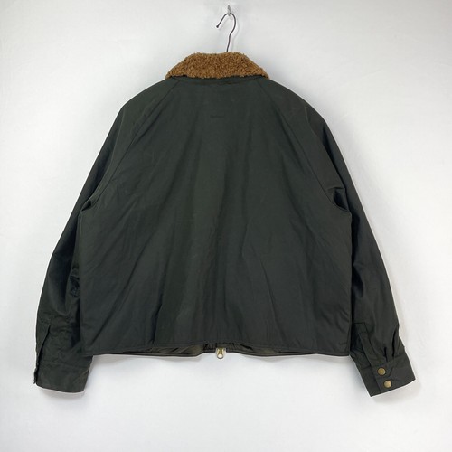 Barbour Alexa Chung Floyd Wax Jacket Womens 18 Green Short Alexachung Bomber - Picture 2 of 18