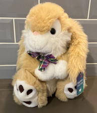 Keel Toys Bunny Rabbit Cream Beige Patchfoot Soft Toy Happy Easter Original Tag