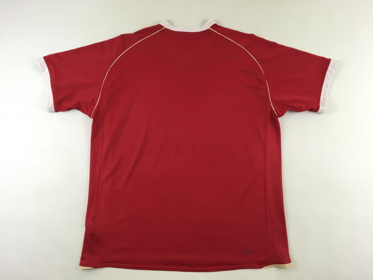 Manchester United 2006/07 2007 Nike AIG jersey red shirt camiseta