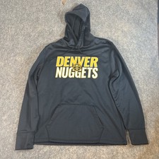 Denver Nuggets Basketball Hoodie 47 Brand Sweatshirt Men’s XL NBA Blue Logo