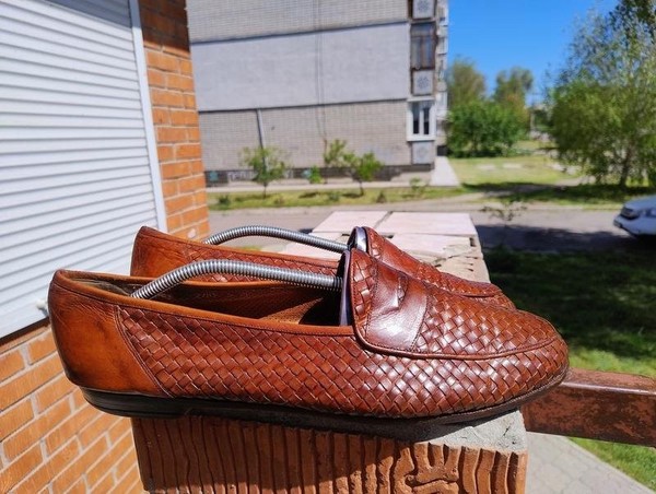 Men Cole Haan Heels Brown Leather 45
