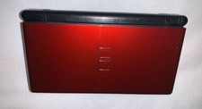 Nintendo DS Lite Crimson Handheld System - Red/Black W/ Charger No Stylus