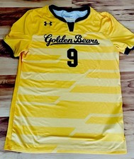 Under Armour California Golden Bears Soccer Jersey #9 Men’s Large Yellow NCAA