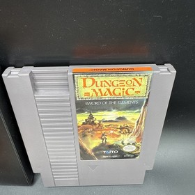 Dungeon Magic Sword Of The Elements (Nintendo NES) Map Instructions Insert Nice
