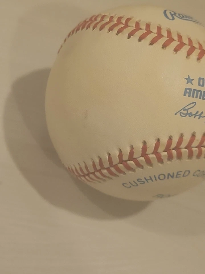 Cecil Fielder signed baseball autographed american league ball auto Yankees Al 1 - Image 4 of 4