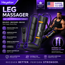 Leg Recovery Compression Boots Air Massager for Circulation Pain Relief USA Fast