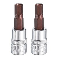 "7/32\" Sechskant-Bit-Steckdose 1/4\" Antrieb SAE S2 2 StüCk FüR Umwandlung"
