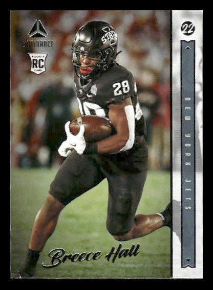 2022 Panini Luminance #108 Breece Hall RC Rookie New York Jets