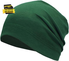 Lightweight Cotton Beanie, Breathable Thin Sleep Hats, Skull Caps for Running Cy