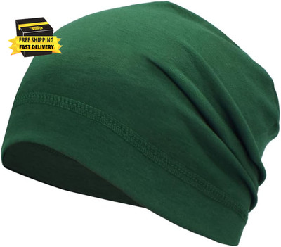Lightweight Cotton Beanie, Breathable Thin Sleep Hats, Skull Caps for Running Cy