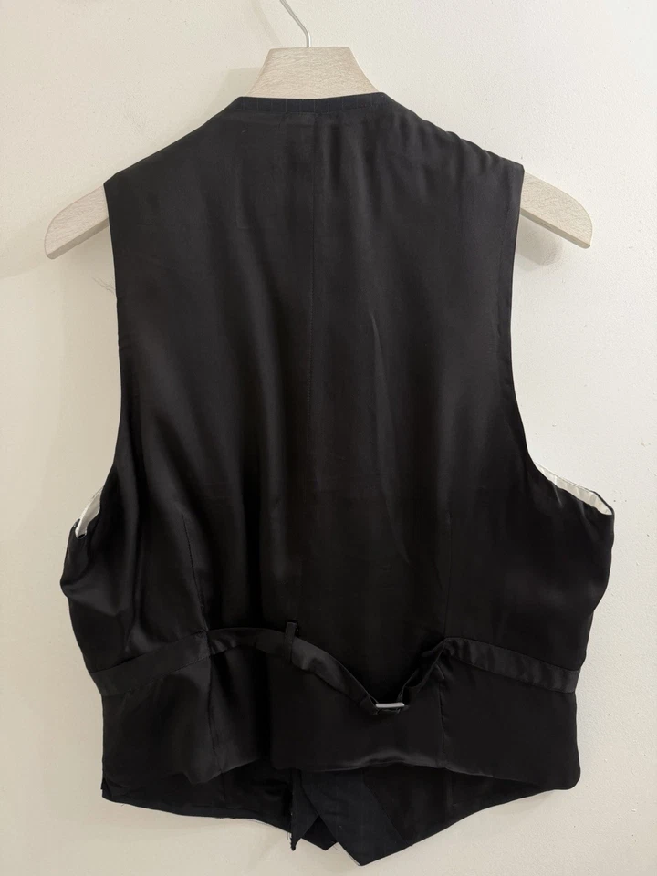 Maison Martin Margiela X H&M  Black Painted Vest Men Size 44R - Image 2 of 3