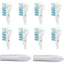Sensitive Replacement Toothbrush Heads Compatible With Oral-b Cross Ac