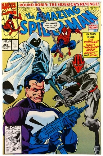 Amazing Spider-Man #355 1991 Marvel Comics VF/NM Comic Book Direct