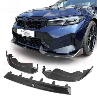 Real Carbon Fiber Front Bumper Lip Splitter For BMW G20 G28 Lci M Sport 2023-26