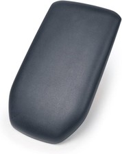 Center Console Lid Compatible with Toyota Rav4 2019 2020 2021 2022 PVC, Black