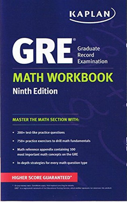 Kaplan Math Workbook Ninth Edi - Paperback - GOOD