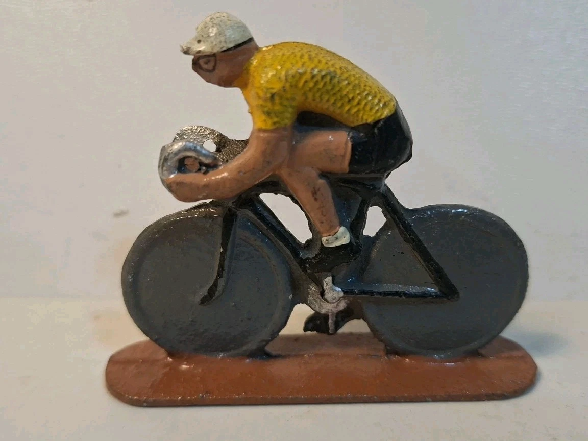 Lot De 7 Figurines Cyclistes Tour De France TDF - Plastique - État Correct