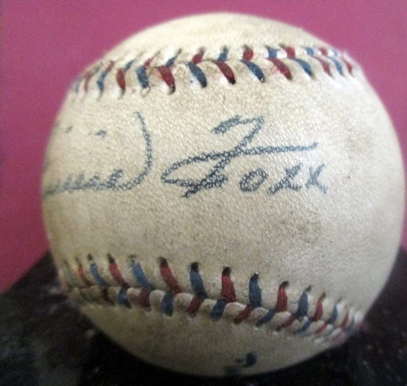 Jimmie Foxx - Autographed Baseball - Beautiful High Quality Replica - Image 2 of 3