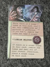 Cthulhu Death May Die R'lyehian Seizures Promo Card CMON Dice Tower Kickstarter