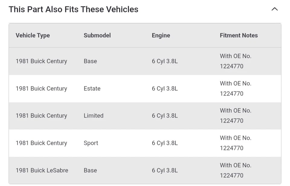 Oldsmobile Toronado AC Delco® 1981 - ECM, 8 cilindros 5,0 L, con OE#1224770 Foto 3 de 4