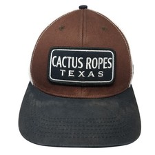 Cactus Ropes Texas Snapback Trucker Hat Multicolor One Size Mesh Back Hooey