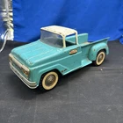 Vintage Tonka Toys 1959-60 Blue and White Sportsman Stepside Steel Pickup Truck