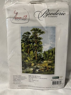 Luca-S Counted Cross Stitch Kit Luca-S Mountain River  B522