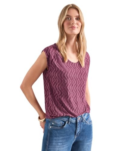 Street One Shirt Blush Berry 36 Dropped Shoulder Mit Elastiksaum Damenoberteil-image
