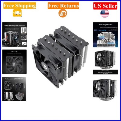 Peerless Assassin 120 SE CPU Cooler, Dual PWM Fans, AM4/AMD5 & LGA1700, 6 Hea...