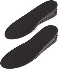 Height Increase Adjustable Elevator Shoe Lift Insoles for Men - 1 or 1.5 Inch Ta