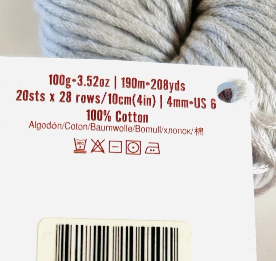 Mirasol Lot Of 3 Yarn Hanks - Llama Una (Green), Pima Kuri (Gray), Nuna (Ecru) - Image 3 of 4