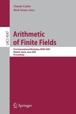 Sunar - Arithmetic of Finite Fields   First International Workshop WA - X555z