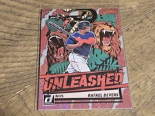 2021 Donruss Rafael Devers Unleashed Pink Fireworks Nmmt