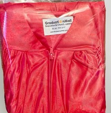 Red Preschool Graduation Gown Set Size 30 M , with Diploma certificate