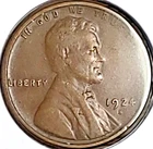1924-S 1C BN LINCOLN CENT IN VERY GOOD CONDITON