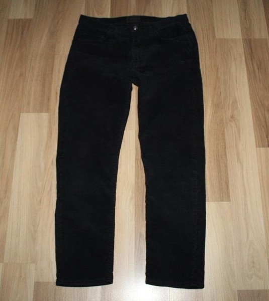 Men Acne Studios Trousers Black Cotton 30 / S / 44