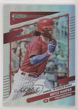 2021 Panini Donruss Variation Career Stat Line 35/98 Bryce Harper (Running) o7m