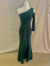 Windsor One Shoulder Mermaid Formal Gown Dark Green