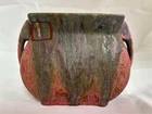 Roseville Carnelian Pillow Vase
